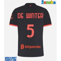 AC Milan Koni De Winter #5 Rezervni Dres za Ženska 2026-27 Kratak Rukav
